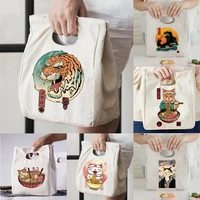 2022 new fashion picnic cooler lunch bag insulated travel food tote bags portable thermal lunch bags for women kids men handbag