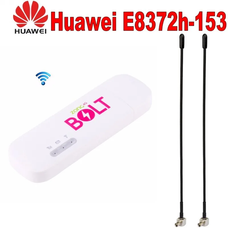 Разблокированный Оригинальный Новый 150 Мбит/с HUAWEI E8372h 153 4G МОДЕМ WiFi роутер плюс 2