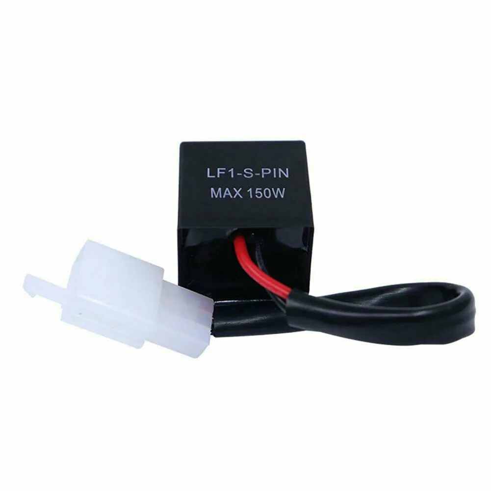 1pcs 2 Pin 12V Electronic LED Flasher Relay Fix Motorcycle Turn Signal Lights Blinker Replacement Accessories |