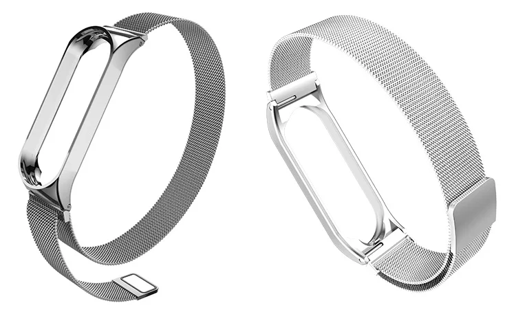 BOORUI mi Band 4 ремешок металлический Безвинтовой браслет из нержавеющей стали mi band 3 ремешок для Xiaomi mi Band 3 4 Pulseira band Замена