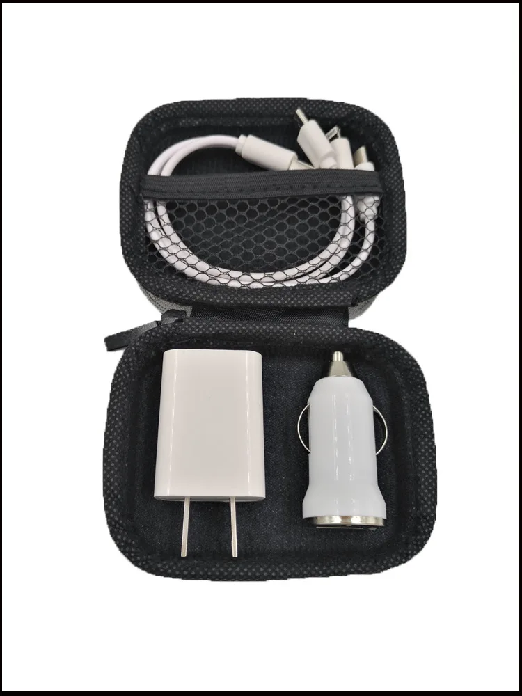 

Портативный чехол из углеродного волокна, универсальный чехол для гарнитуры, наушников, сумка для хранения на молнии