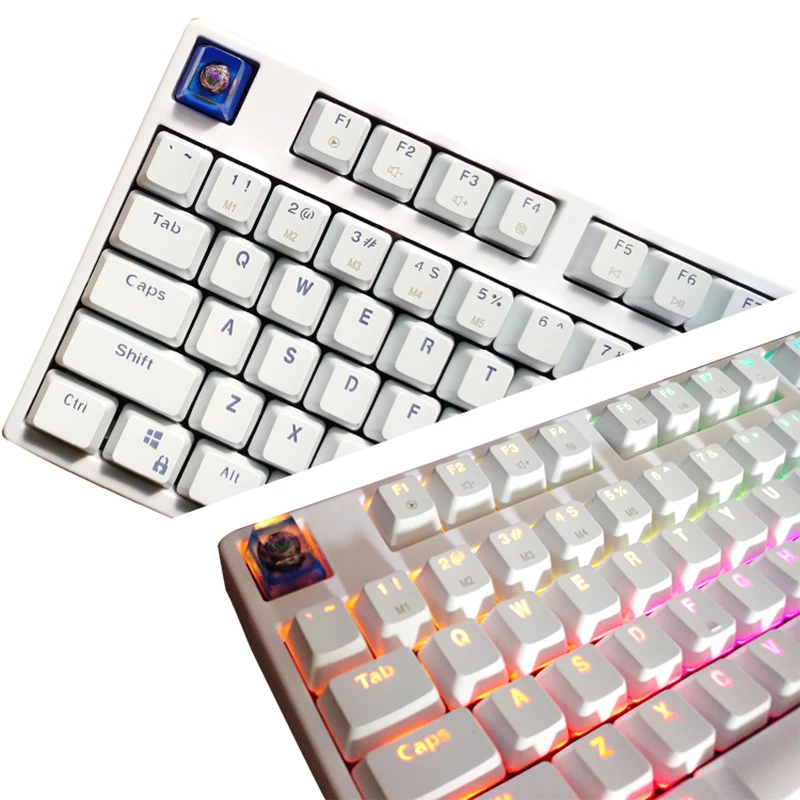 

Mechanical Keyboard Custom Keycaps Handmade Resin Keycap Personality Design Cartoon Axis Keyboard Gift Pandora Planet Keycap