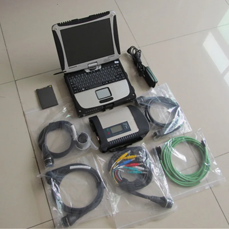 12/2021 MB Compact Diagnose Star C4 +laptop cf19 4GB+SSD Connect SD FULL Software Diagnostic Tool Scanner | Автомобили и