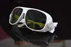 Защитные очки IPL для лазеров 190-2000nm, Сертифицированные CE, жесткая белая оправа, сумка и ткань