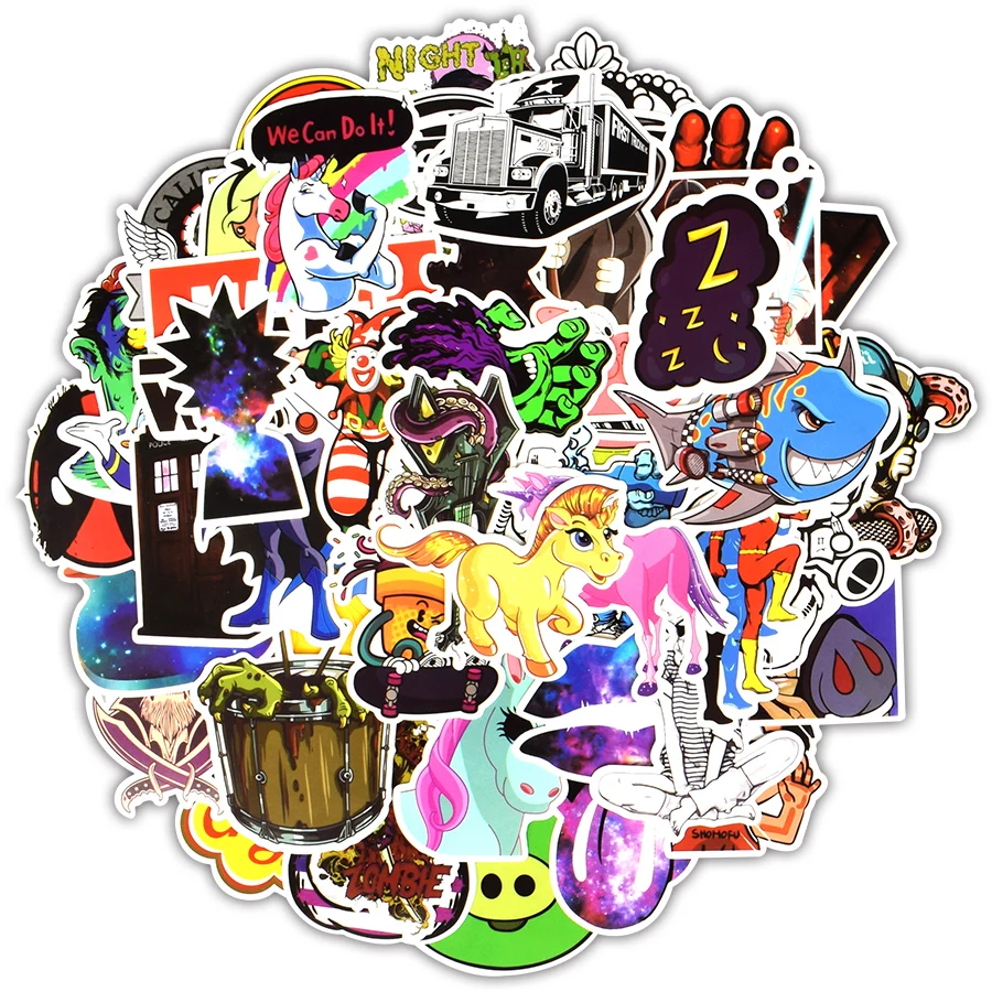 150 шт. Классические игрушки мультфильм Граффити наклейки для стайлинга