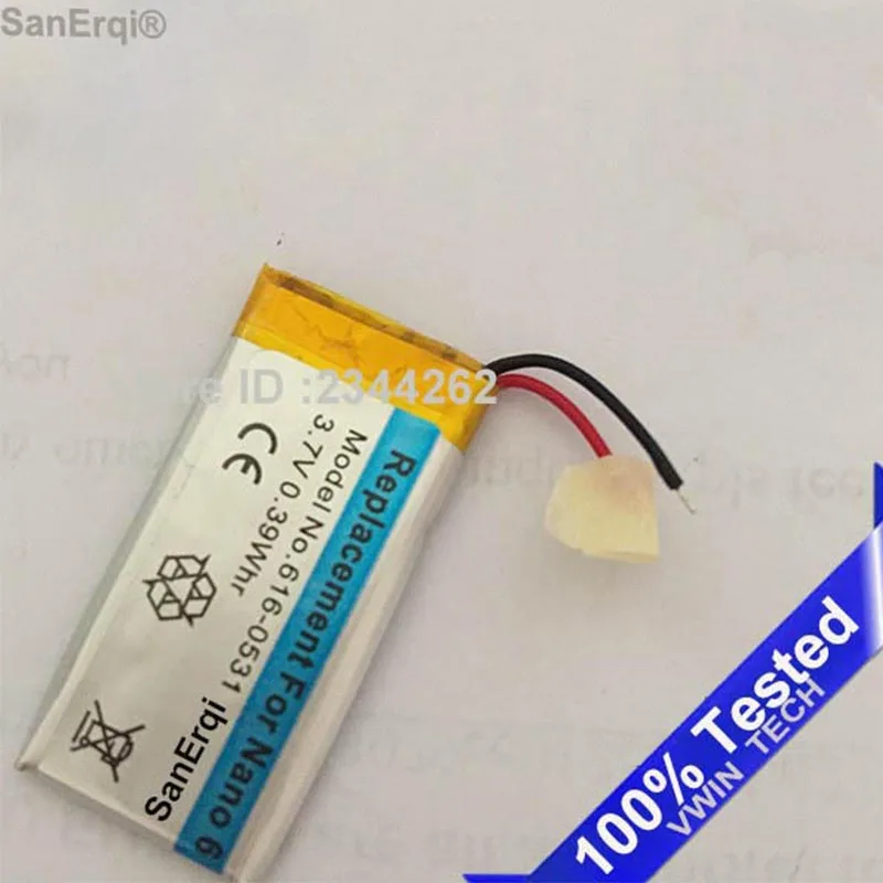 Литий полимерные аккумуляторы для iPod Nano 6 го поколения 8 ГБ 16 3 7 В 300 мАч|batteries