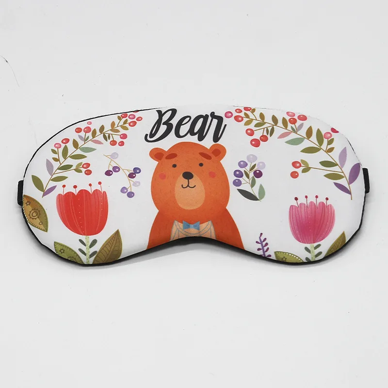 Маска для сна креативная забавная маска милая хлопковая мультяшная глаз
