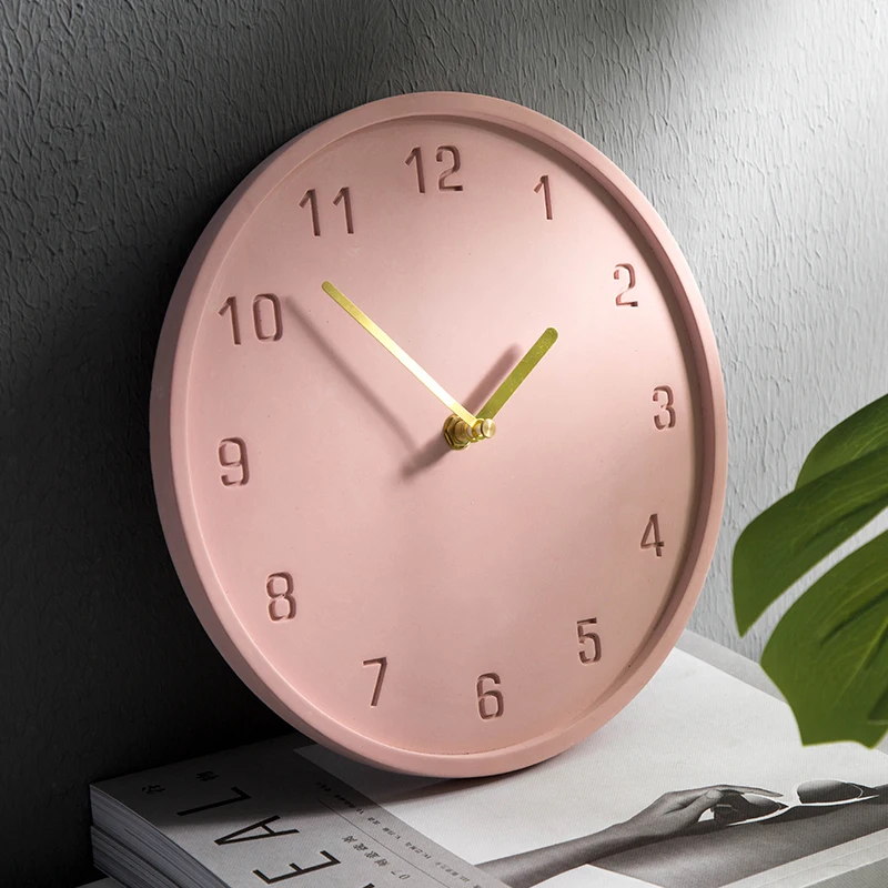 

Nordic Wall Clock Simple Wall Hanging Household Clock Living Room Bedroom Personalized Creative Decoration Clock Minimalist