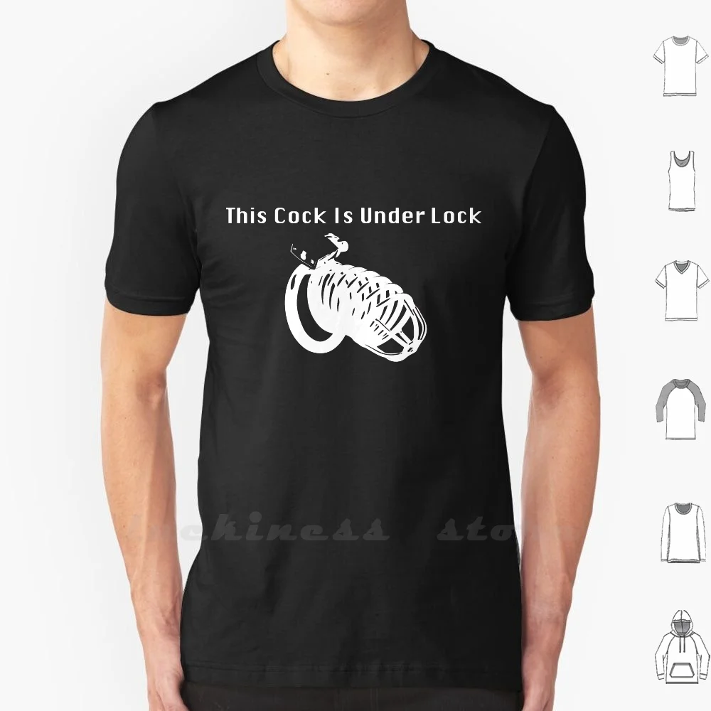 Эта футболка C @ k под замком хлопок самодельный принт БДСМ фетиш Kink курчавая