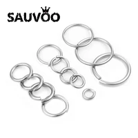 1215202530mm stainless steel connector split ring for necklace bracelet jewelry diy making accessories jump ring
