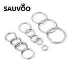 Кольцо из нержавеющей стали с разъемом, разъем для ожерелий, браслетов, ювелирных изделий сделай сам, 1215202530мм