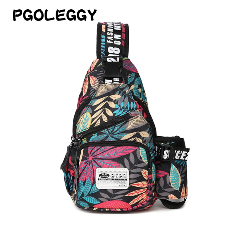 

USB Charging Crossbody Bags Male Shoulder Bags Men Anti Theft Chest Bag School Maple leaf print Messengers Bag 2019 New Arrival