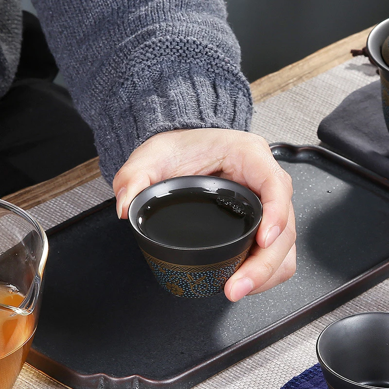 New Ceramic Teapot One Pot Four Cup Outdoor Travel Kung Fu Tote Bag Set Tcup Teaset Chinese Tea | Дом и сад