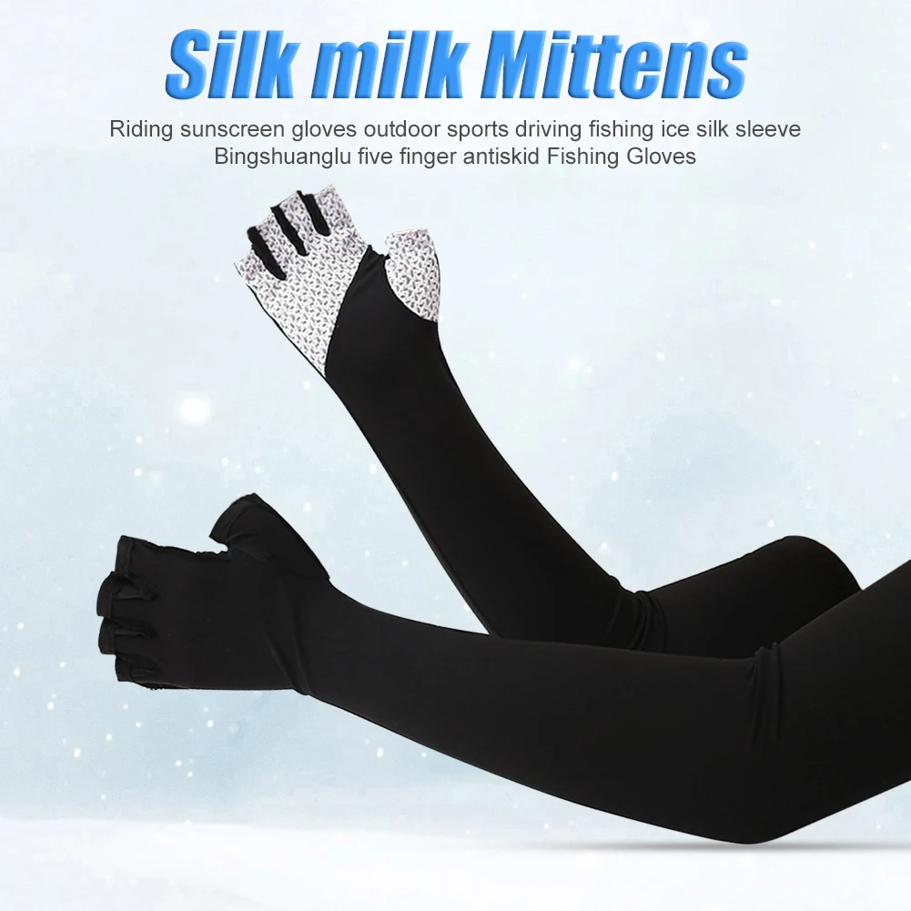 

Women Arm Gloves Cycling Sleeves Fishing Bike Sport Protector Arm Warmers UV Protection Cover