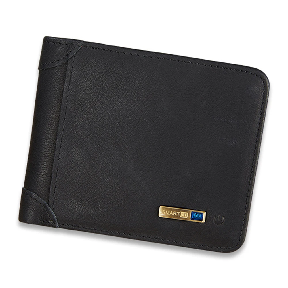 

USB Charging Short Type Storage Bluetooth Smart Finder Men Wallet Tracking Anti Lost Locator Travel Solid Compartment Outdoor