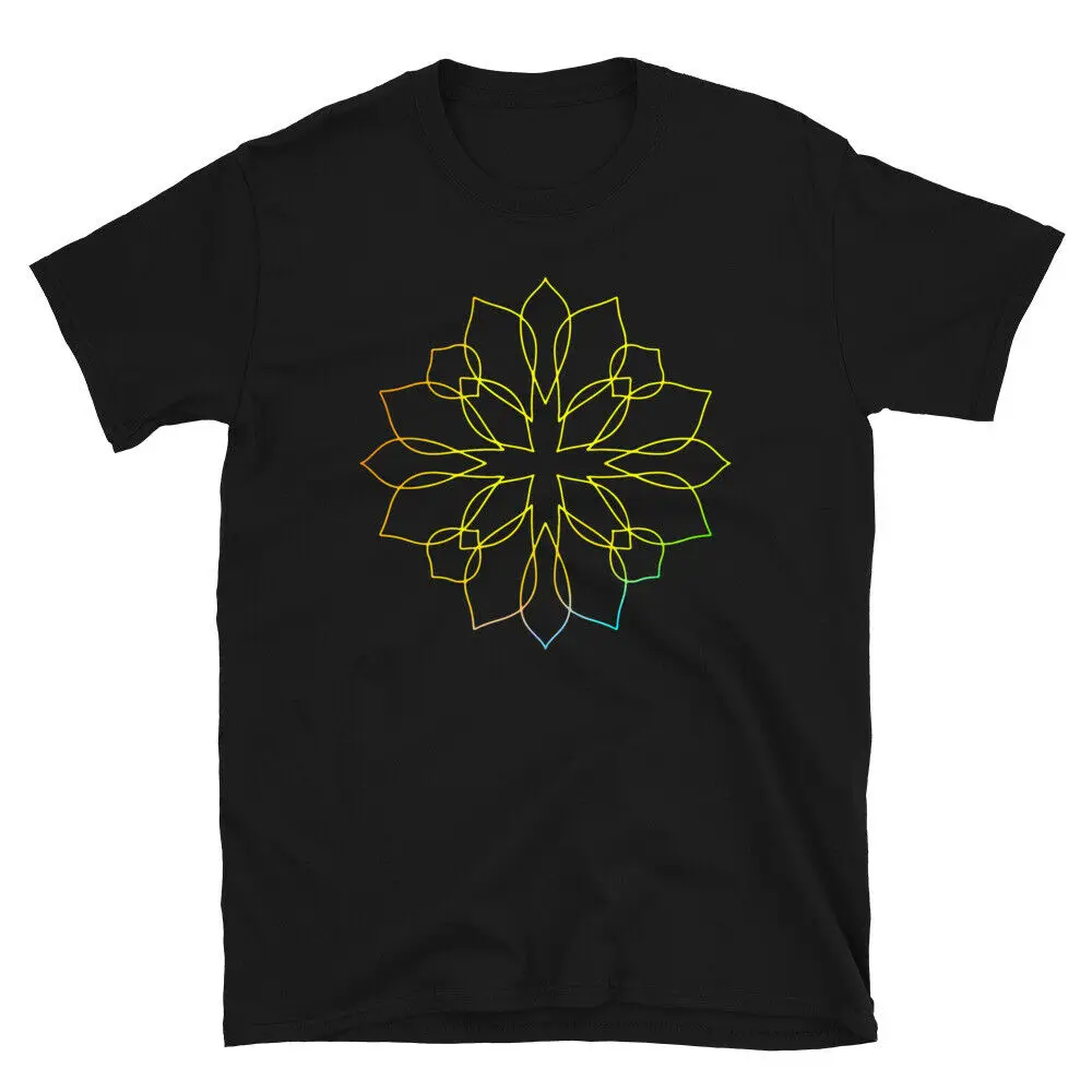 

Mandala Flower Rainbow T-Shirt Men's T-shirt