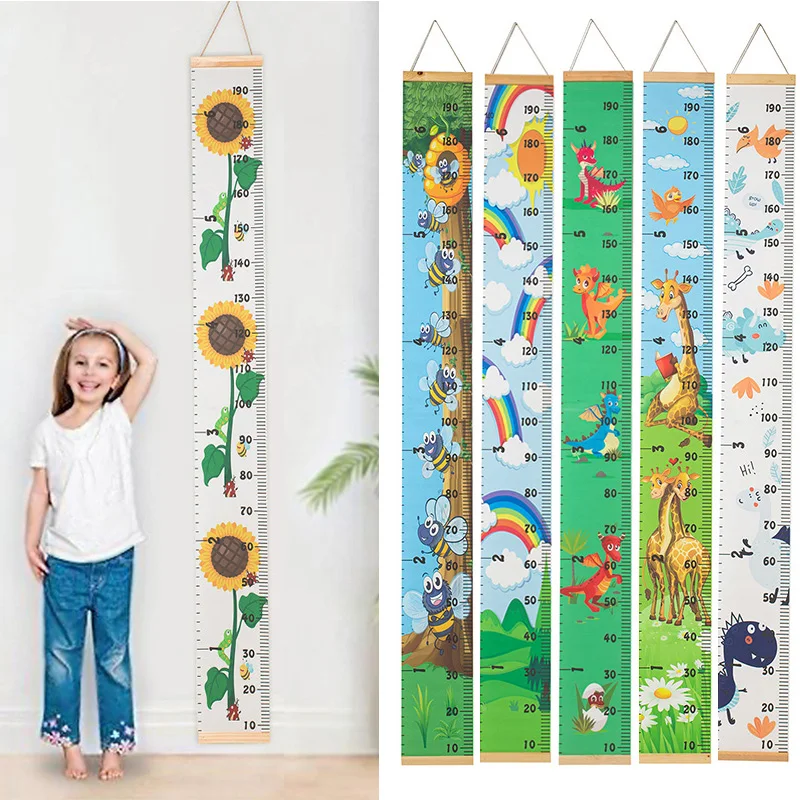 

New Cartoon Baby Photography Accessories Home Decoration Children Height Ruler Baby Photo Props Kids Fotografia Milestone