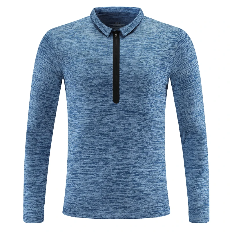 

Мужские футболки с отложным воротником и длинным рукавом для бега и занятий спортом на открытом воздухе, тонкие свитшоты для гольфа, теннис...