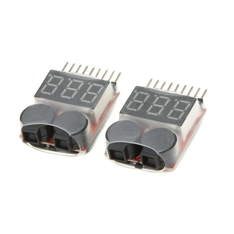 2 шт. 1 8S индикатор RC Li Ion Lipo батарея тестер низкого напряжения Звуковой сигнал