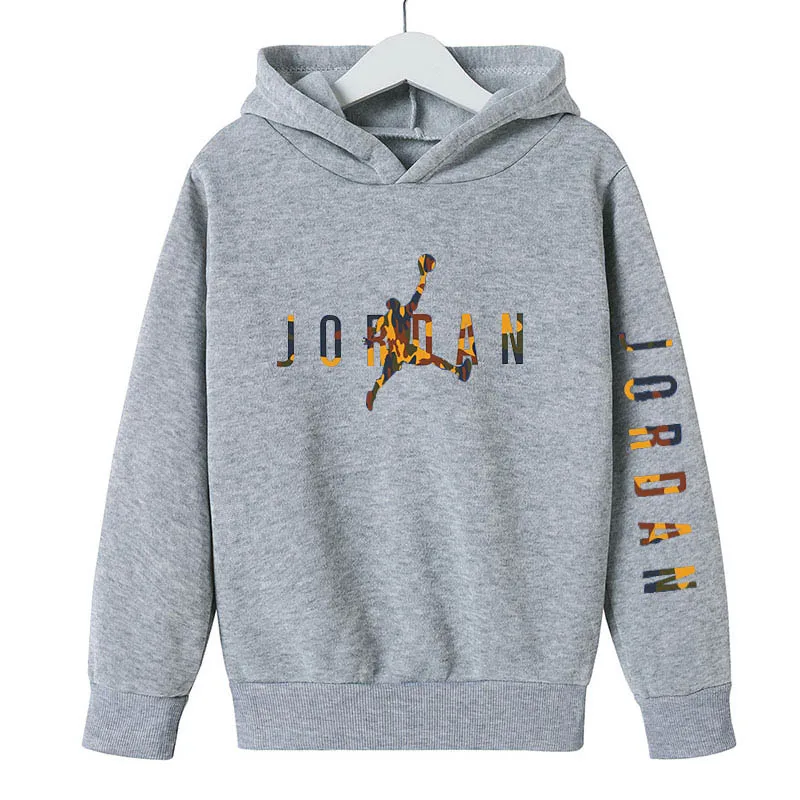 

Oversized Jordan Boys Hoodie 2021 New Hip Hop Sweatshirt Girls Hoodie Kids Pullover Printed High Quality Boys Hoodie Clothes