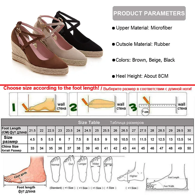 Женские туфли на танкетке Phoentin бежевые лодочки платформе с острым носком и
