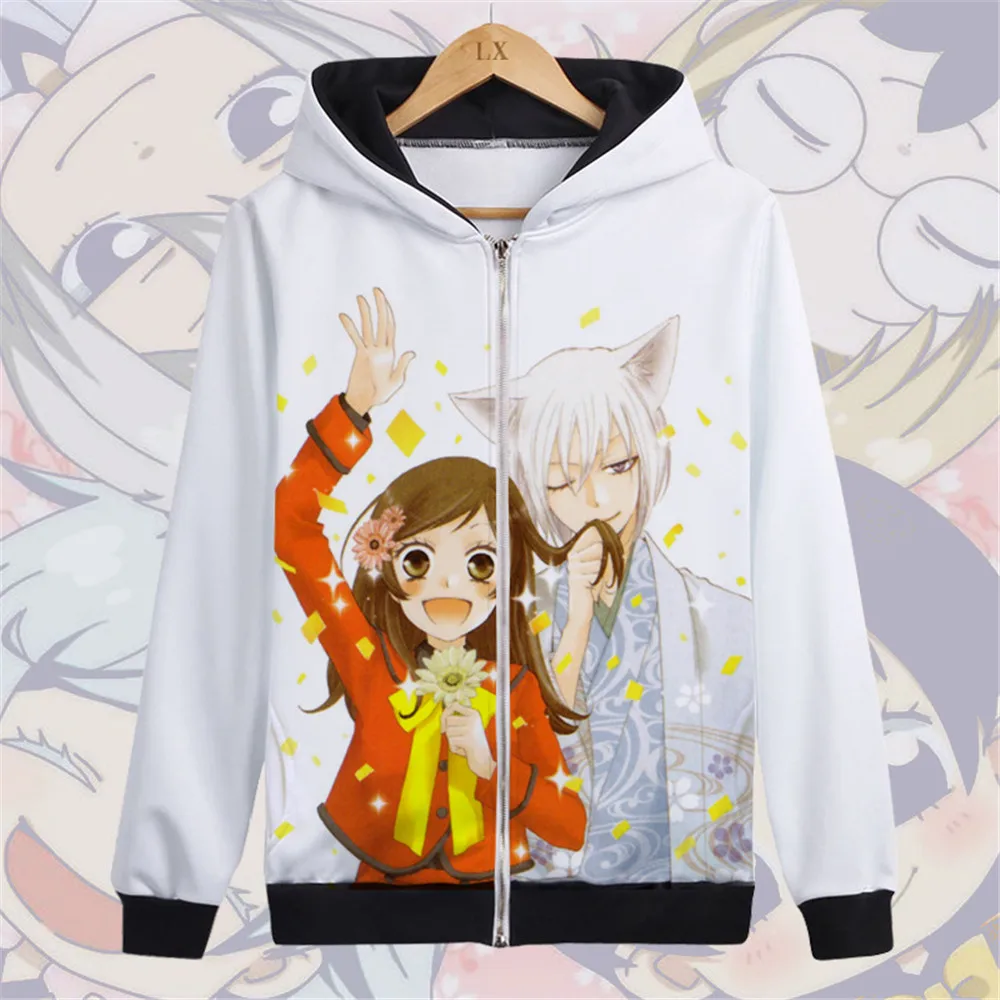 Пуловер с капюшоном Kamisama Kiss Momozono Nanami толстовка и флисовой надписью Love Tomoe Осенние