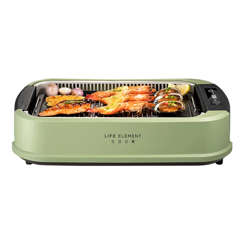 저렴한 생활 요소 전기 실내 그릴 철판 철 캐스트 그릴 팬 Bakeware 무연 베이킹 철판 팬케이크 바베큐 기계 220V