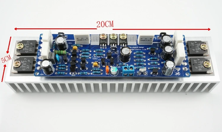 

1 Piece Class AB L12-2 55V 120W Single Channel Audio Power Finished Amplifier Board Amp With Heatsink
