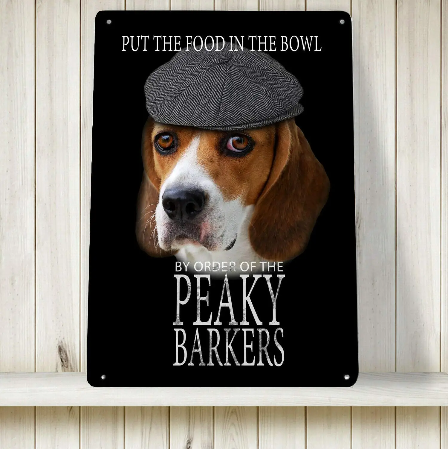 

Beagle Sign Retro Home Kitchen Bar Pub Wall Decor Print Metal Sign Metal Wall Art Decor Living Room Room Decoration Men