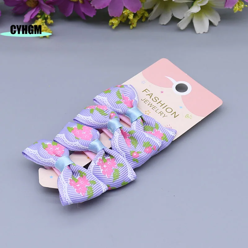 Оптовая продажа новые женские заколки для волос с лентой модные шелковые милые |