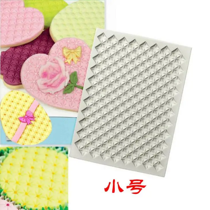 Luyou 1 шт. вязаная кружевная силиконовая форма для торта помадки инструменты