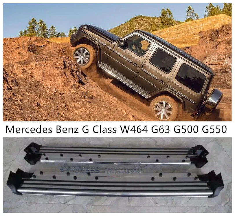 Подножки для Mercedes Benz G Class W464 G63 G500 G550 2019 2020 2021 боковые ступенчатые педали