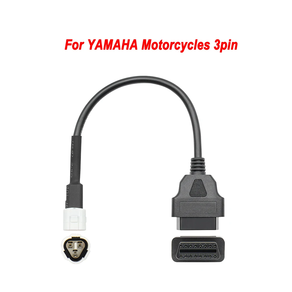 OBD2 Connector Motobike Cables Motorcycle OBD 2 Extension Cable For Harley 4/6Pin YAMAHA 3/4Pin /For HONDA K+CAN | Автомобили и