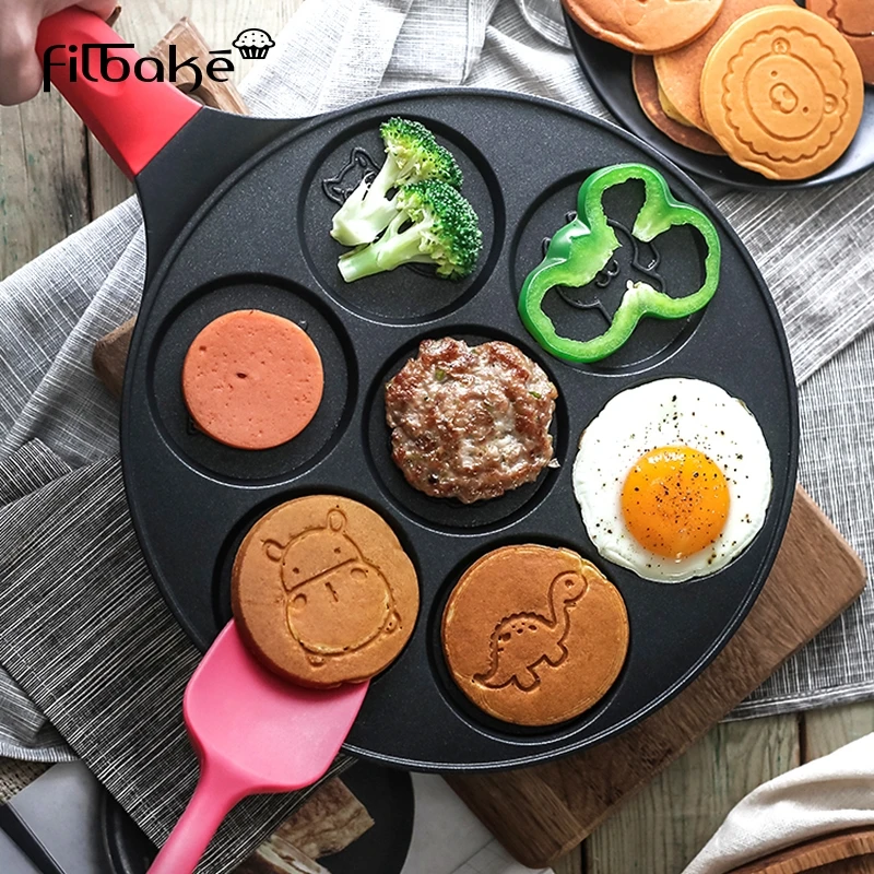 Filbake животных Сковорода для блинов антипригарное покрытие сковороды яйцо гриль