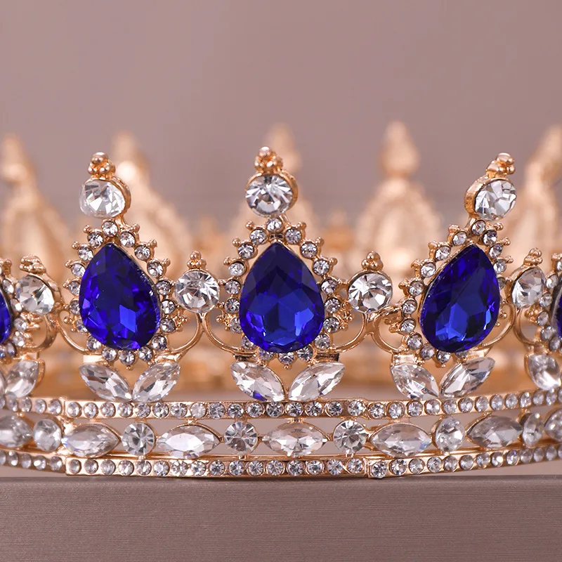 

Colorful crystal bridal crowns are hot sellers for bridal headbands hair ornaments and royal crowns diademas para el pelo mujer