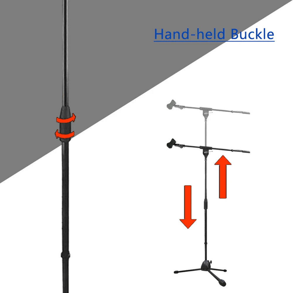 Напольный Штатив для микрофона Выдвижная металлическая подставка выступления