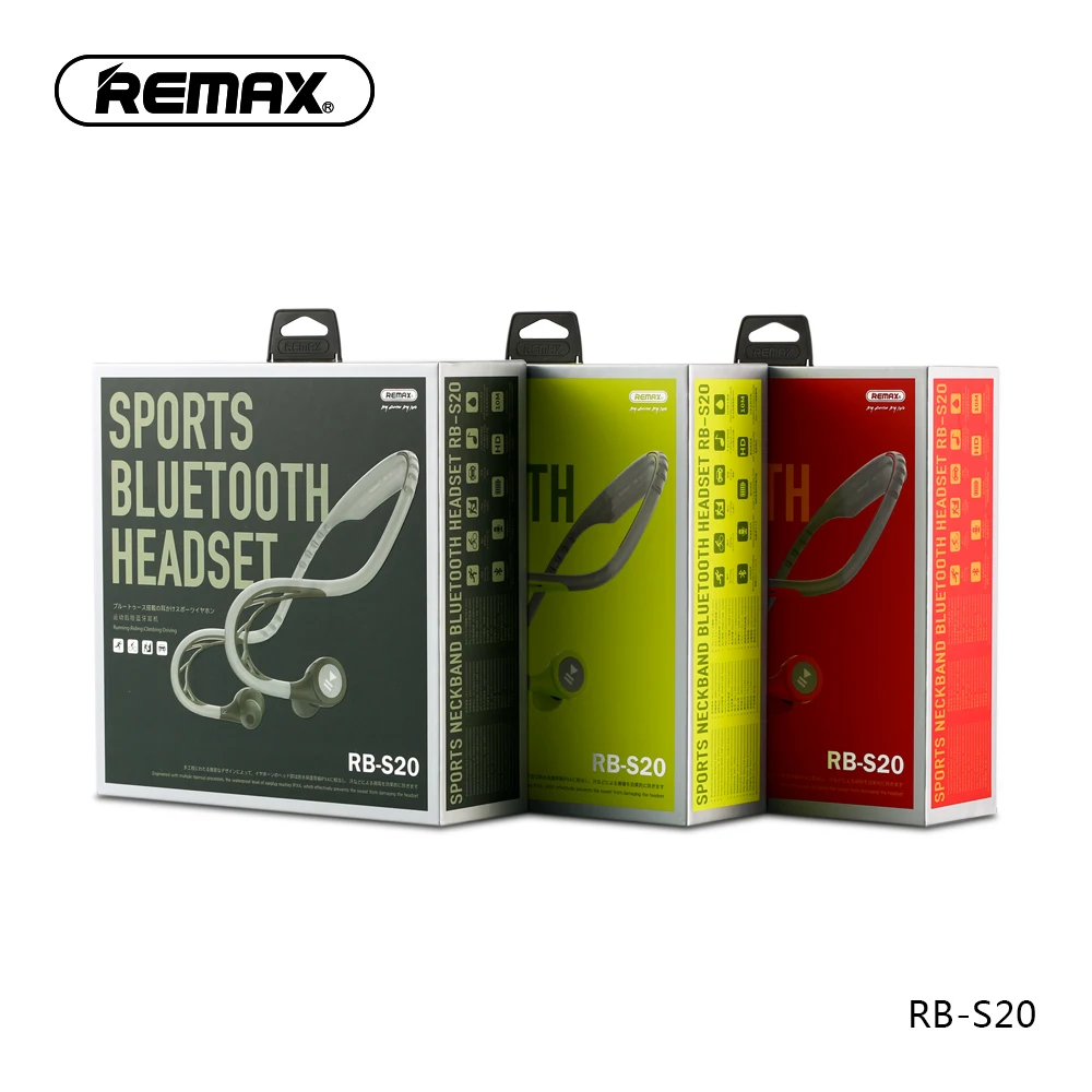 Спортивные водонепроницаемые Внутриканальные наушники Remax с bluetooth 4 2 супер бас