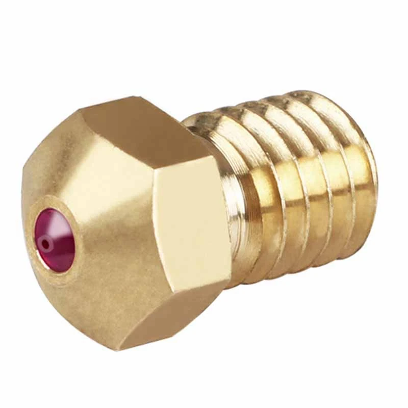 

Высокая Температура красный распылитель V6 1,75 мм насадки 0,4 мм Совместимость PETG ABS PET PEEK нейлон Форсунка для драгоценных камней для PRUSA I3 MK3