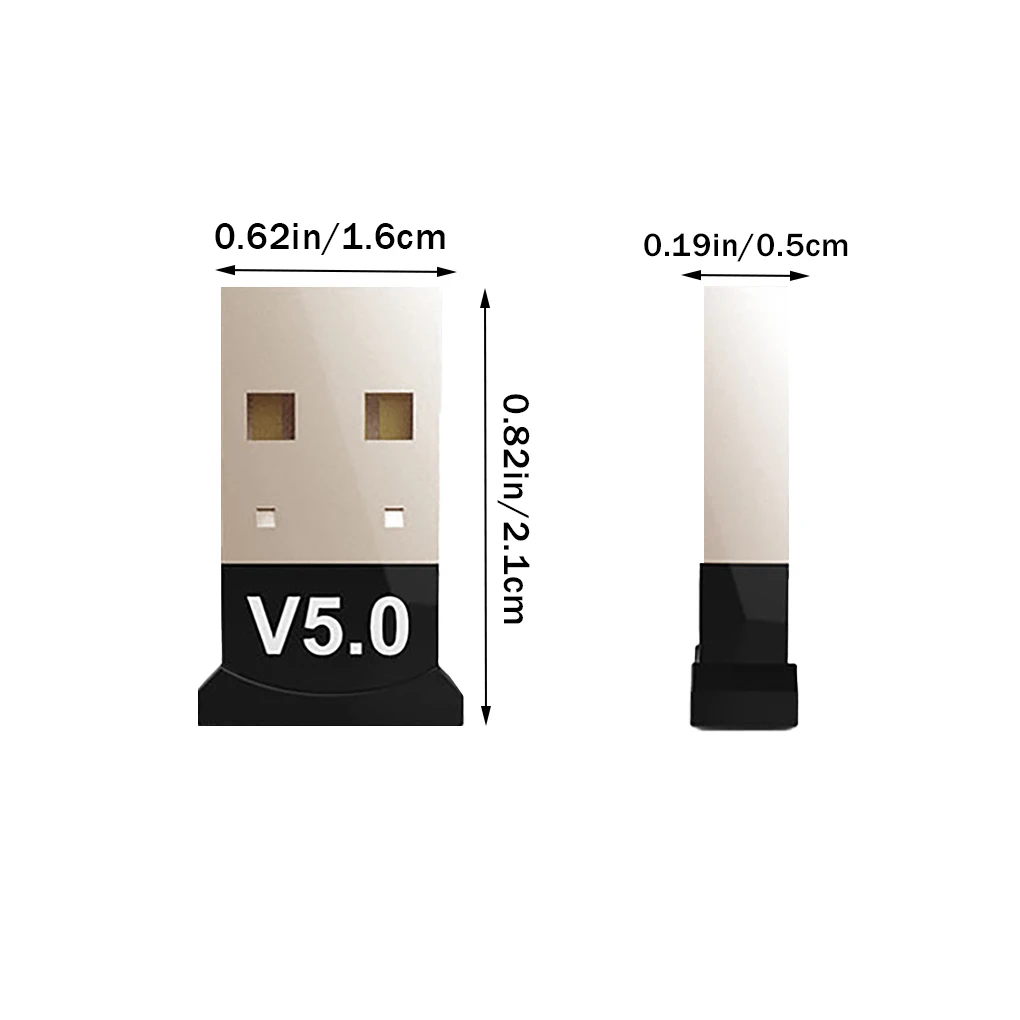 

USB Bluetooth 5.0 Adapter Transmitter Bluetooth Receiver Audio Bluetooth Dongle Wireless USB Adapter for Computer Laptop d PC