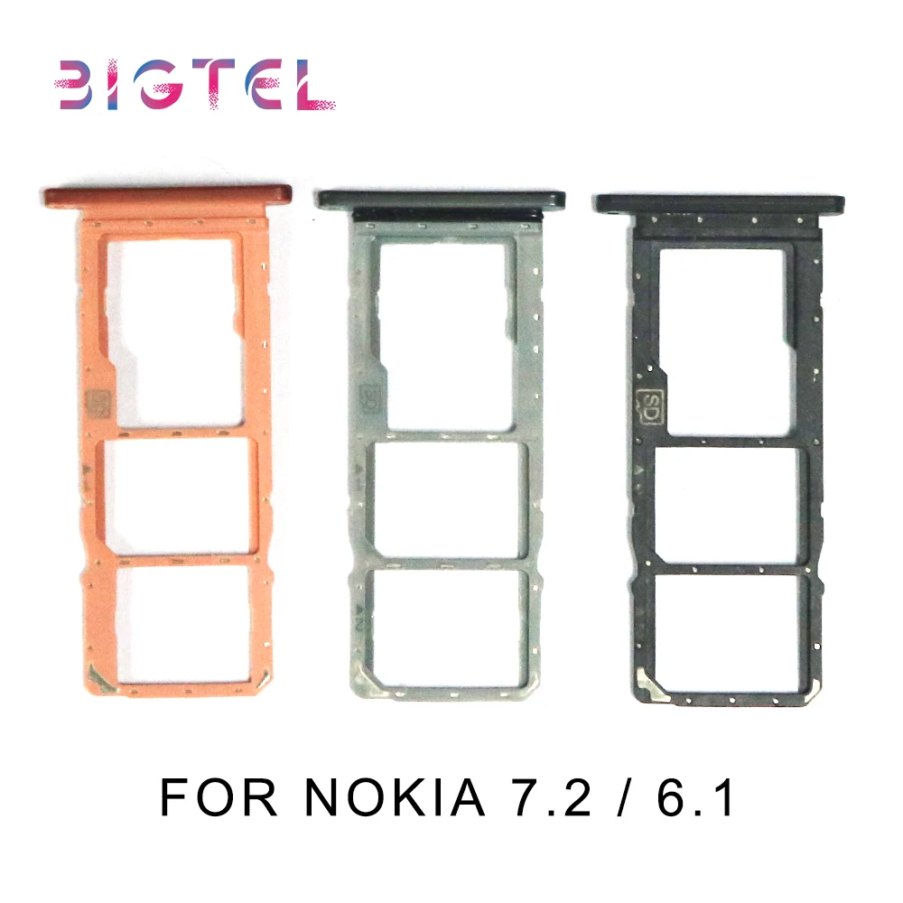 

5 Pcs/Lot 100% Original For Nokia 7 7 Plus 7.1 7.2 SIM SD Card Tray Slot Holder