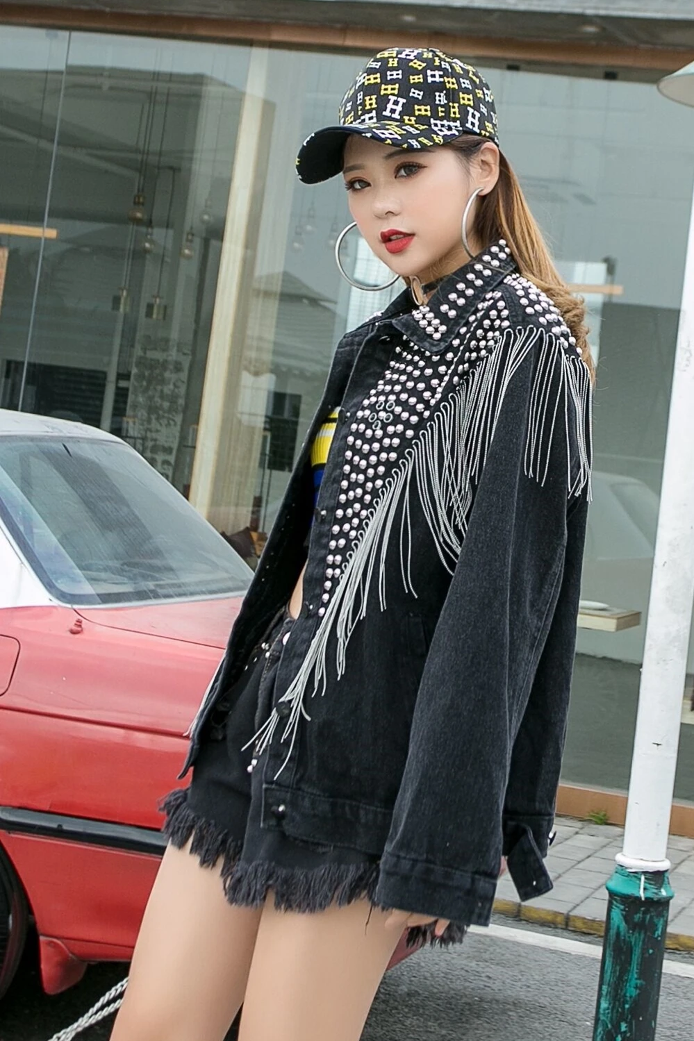 

[Photo Shoot Small Video] 2020 Spring New Style Thailand Popular Brand Jeans Coat 309 #