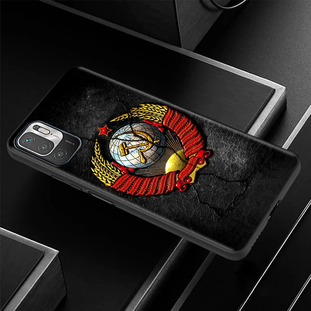 soft shockproof case for xiaomi redmi note 10 9 pro 9s 10s 8 7 k40 9c 8t 9a 7a 8a 9t silicone phone cover vintage ussr cccp capa free global shipping