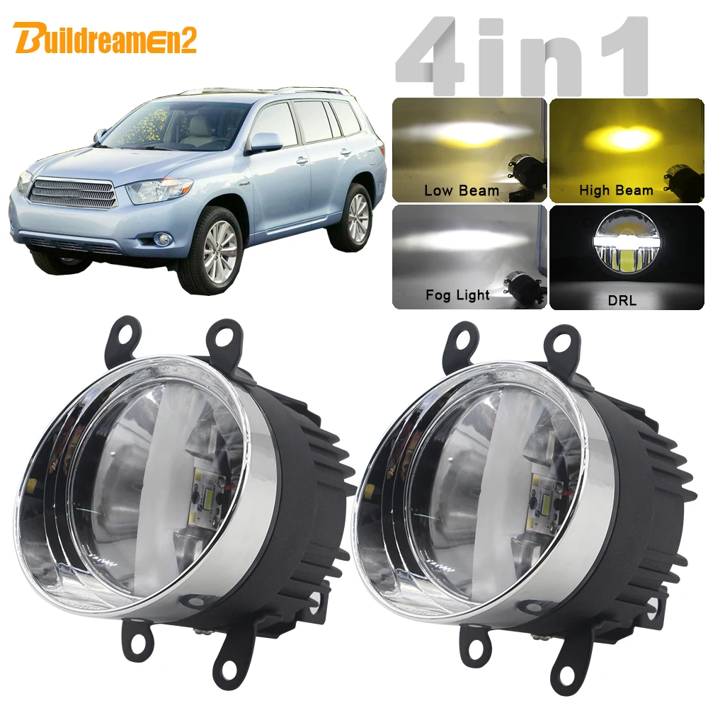 Для Toyota Highlander 2008 2009 2010 2011 2012 Автомобильный светодиодный светильник H11 туман