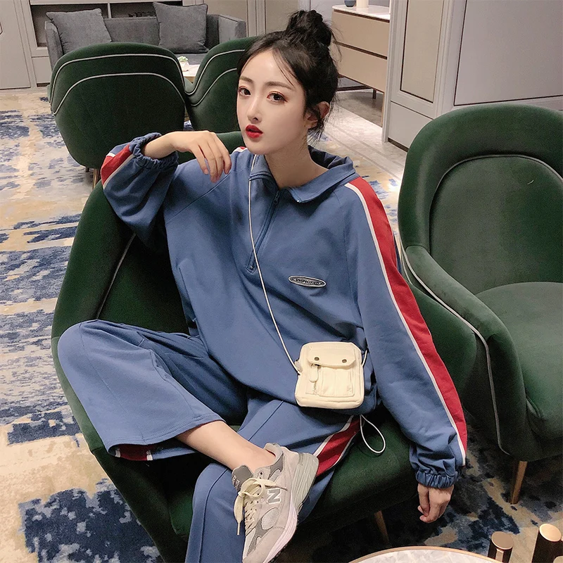 YOSO комплект одежды Женская Корейская версия сетчатой Красной свободной