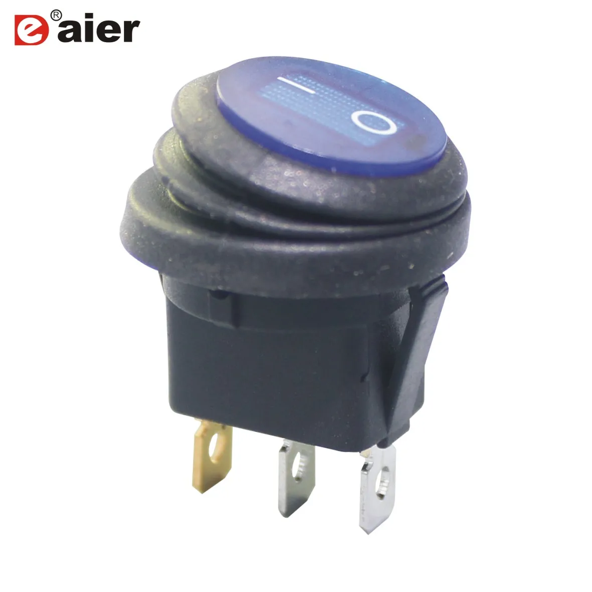 

5Pcs 12V 20A KCD1 Waterproof Rocker Switch LED Lighted Round ON/Off 3 pins Waterproof Toggle for Marine Car RV Truck