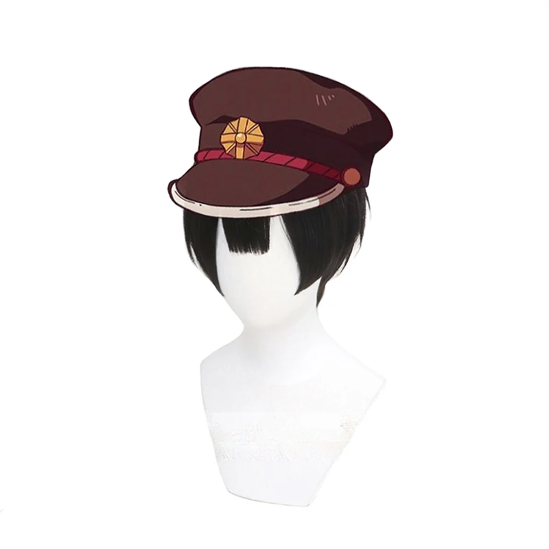 

Парик для косплея Ханако Кун, короткие черные термостойкие искусственные волосы для Хэллоуина, Ханако Кун