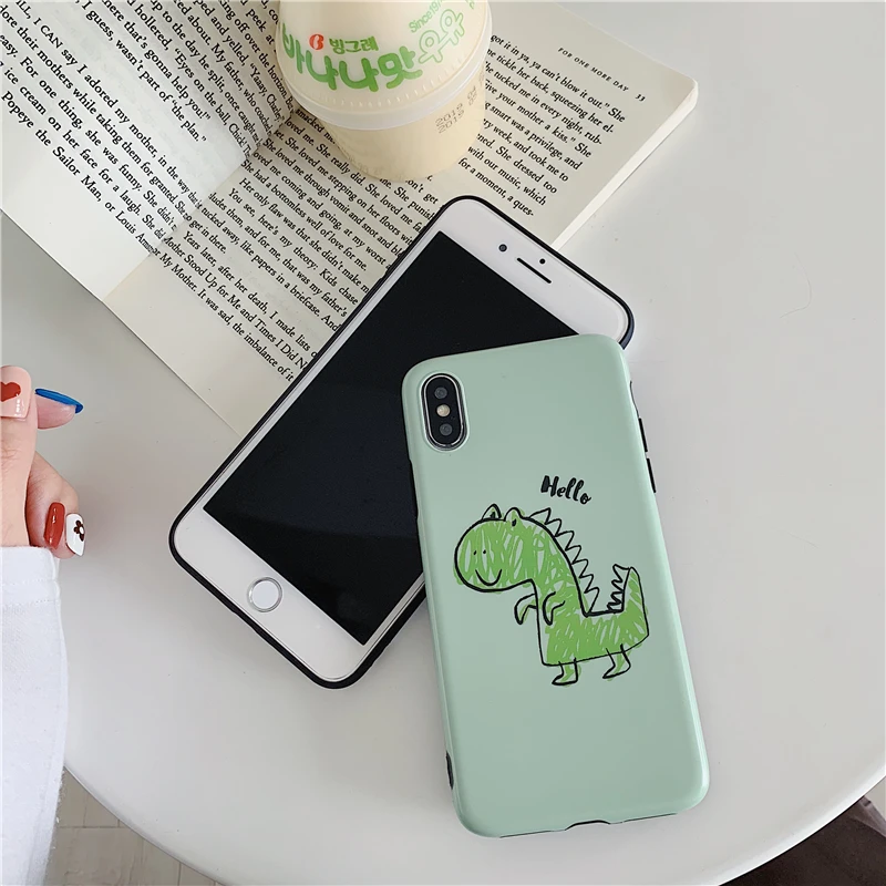 Совершенно новый мягкий чехол с изображением собачьего динозавра для iPhone 11 11Pro