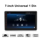 Головное устройство JOYING Android 10,0, 7-дюймовый автомобильный радиоплеер, GPS карты, поддержка MirrorLinkкамеры заднего видаSWC WIFI Bluetooth Авторадио