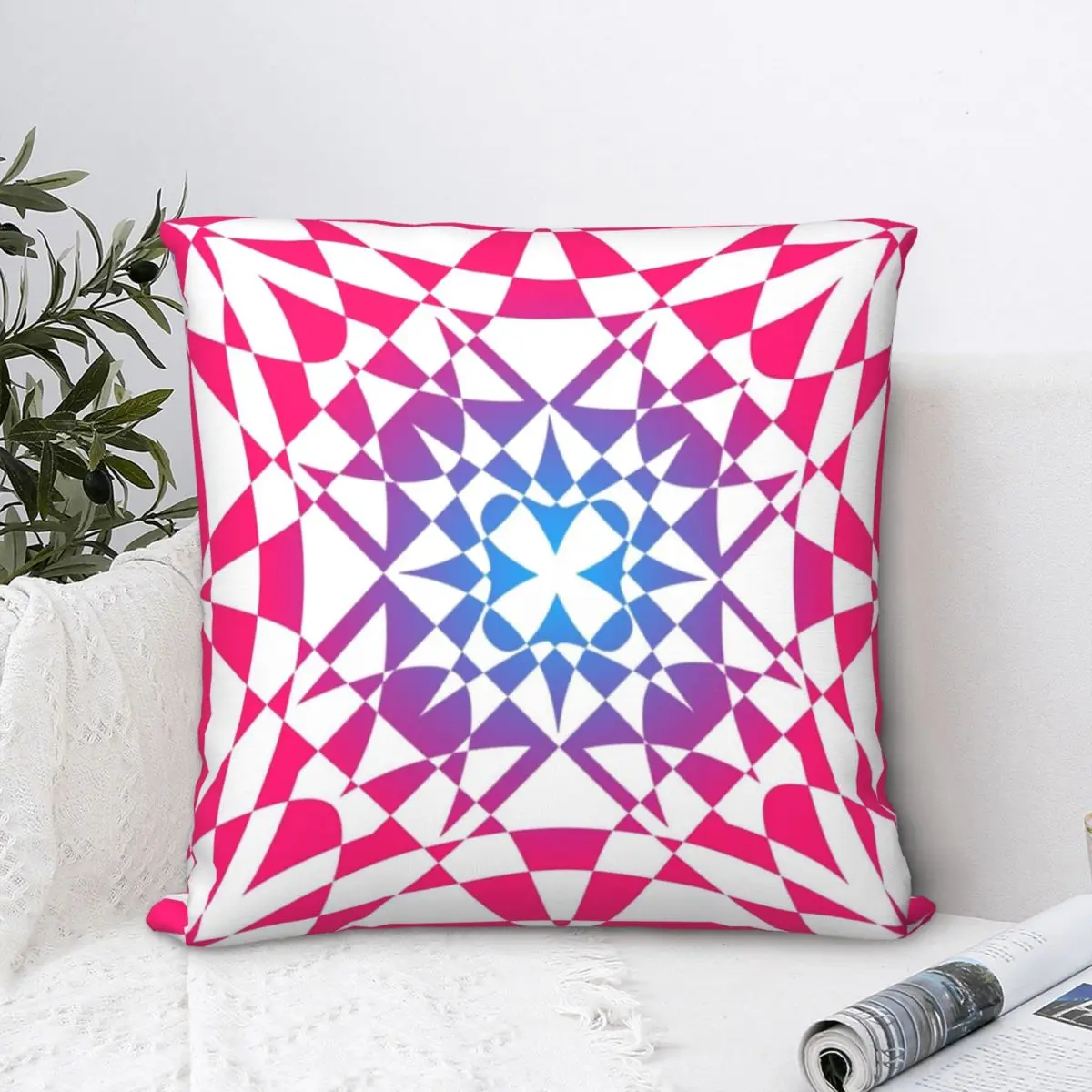 

"Birth"-Digital Mandala Square Pillowcase Cushion Cover funny Home Decorative Polyester for Home Simple 45*45cm