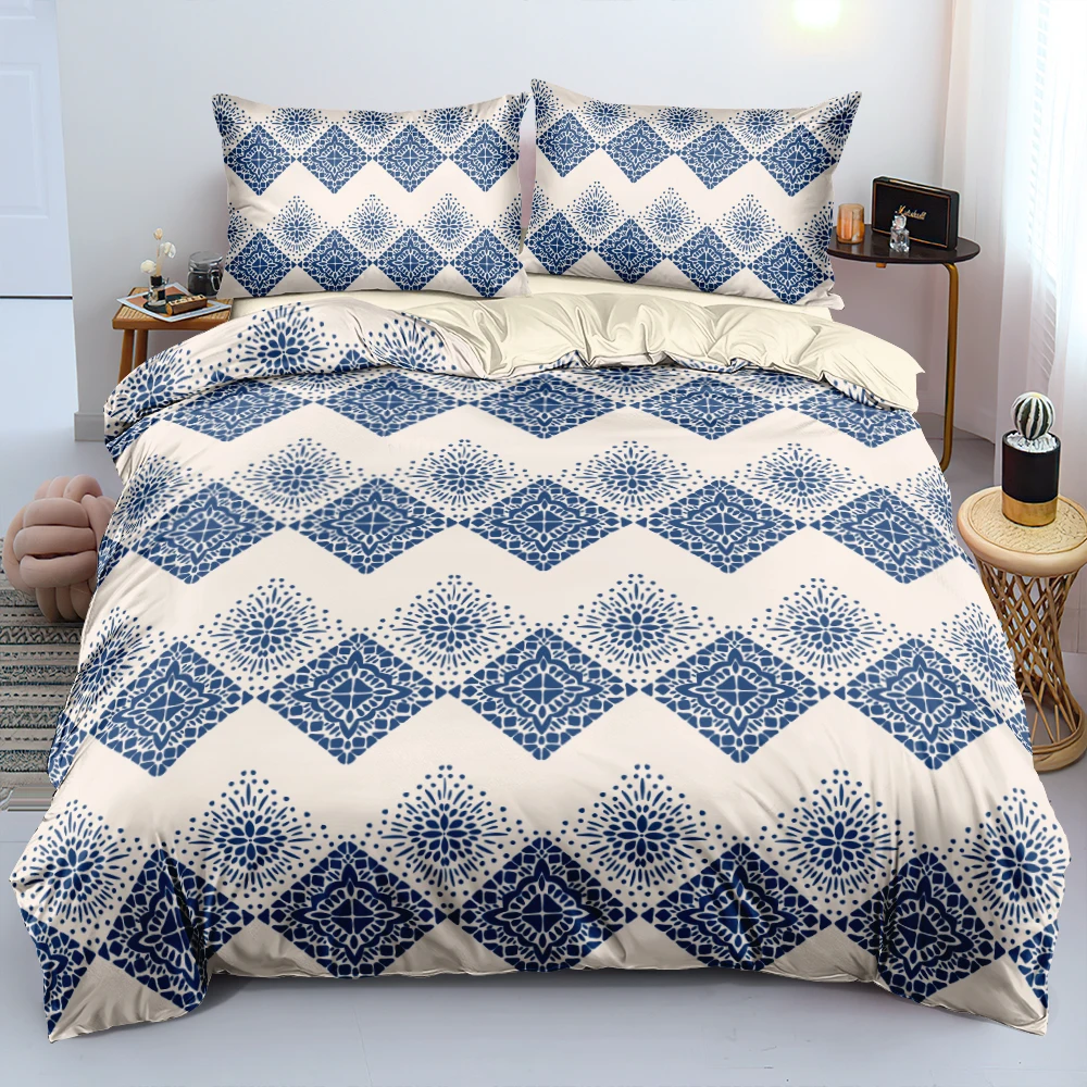 

Комплекты постельного белья с геометрическим дизайном, Королевский пододеяльник, Комплект постельного белья, Королевский одеяло/пододеял...